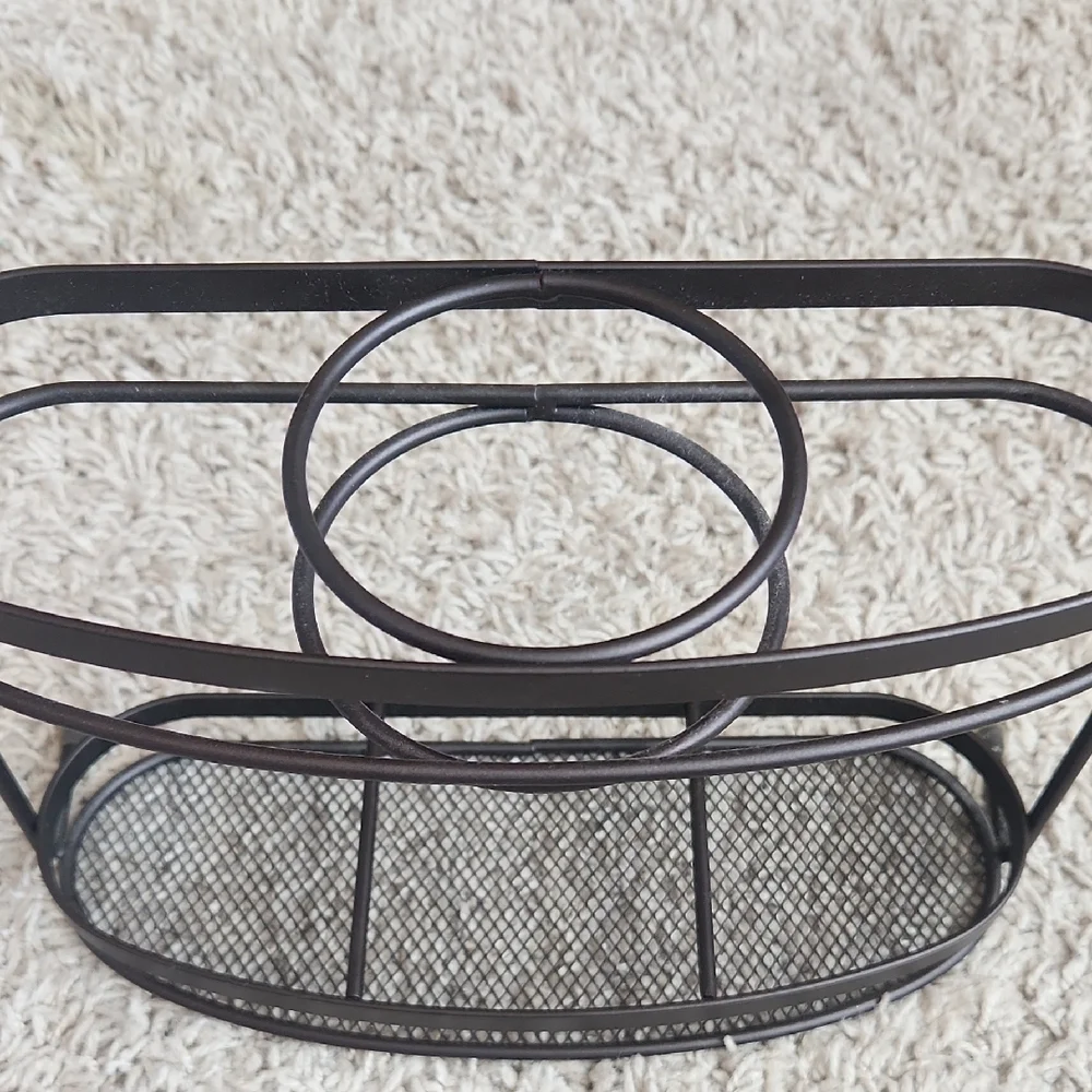 Black Metal Wall Shelf